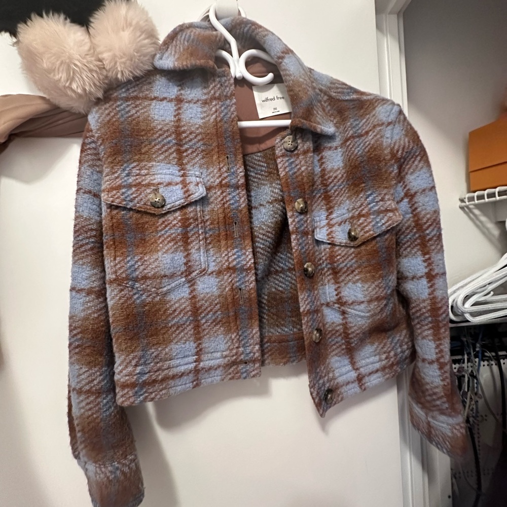 Wilfred aritiza plaid jacket